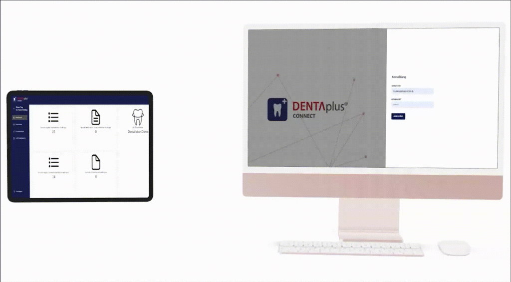 DENTAplus Connect als digitale Schnittstelle zwischen Dentallabor und Zahnarztpraxis