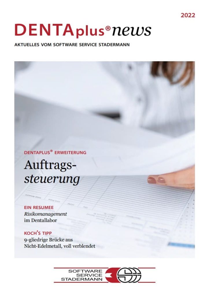 DENTAplus news, das Kundenmagazin für Dentallabore. Wichtige Informationen aus der Welt des Zahnlabors.