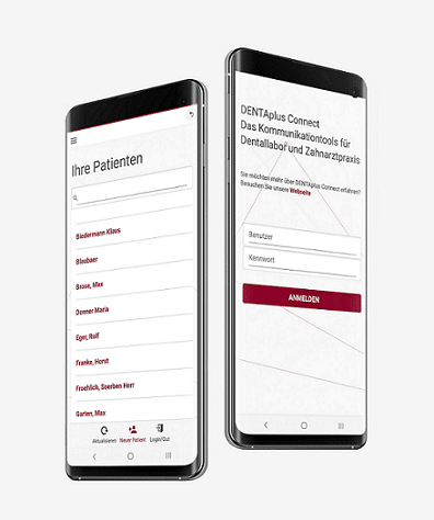 Digitale Schnittstelle zwischen Dentallabor und Zahnarztpraxis mit DENTAplus Connect