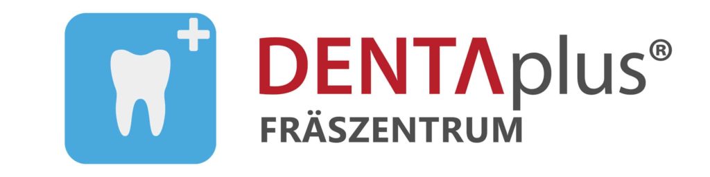 DENTAplus Fräszentrum logo mit Beschriftung